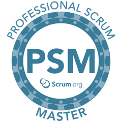 Professional Scrum Master I (PSM I), emitida por Scrum.org