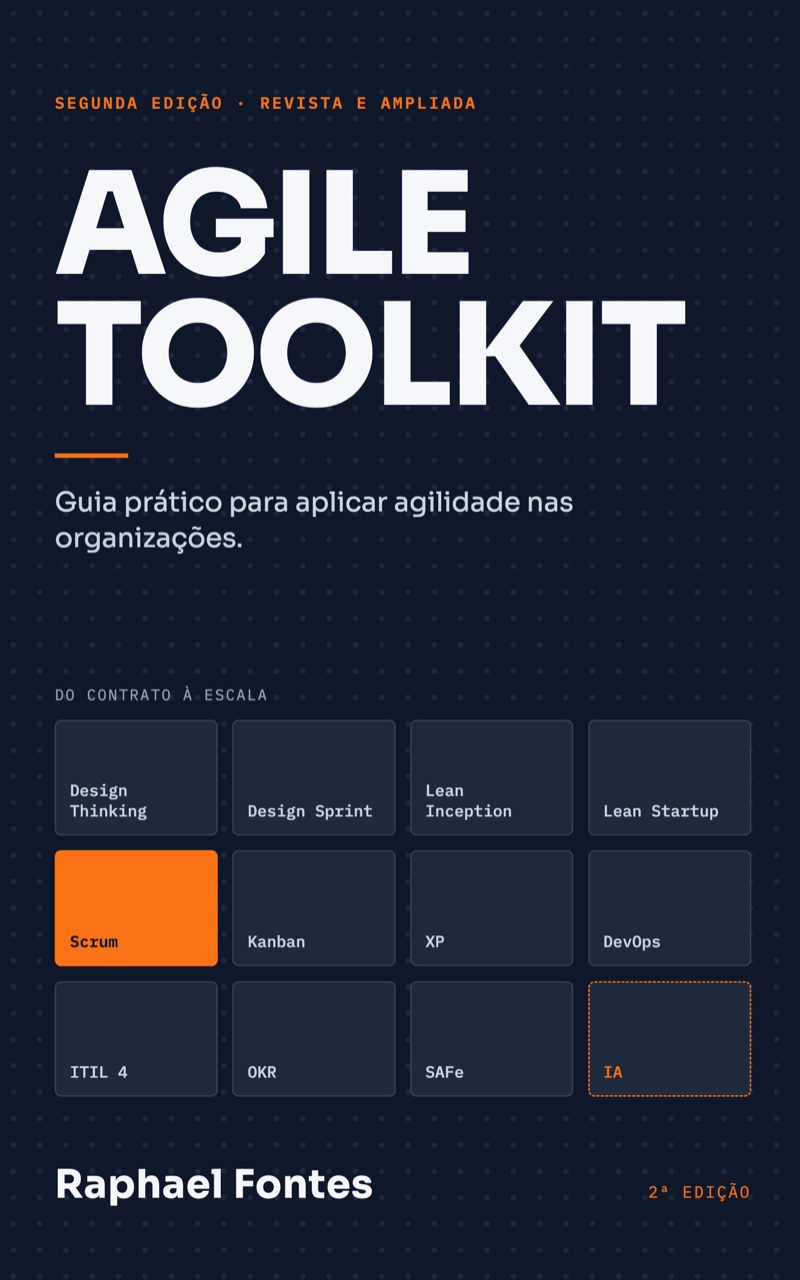 Capa do Agile Toolkit, segunda edição, de Raphael Fontes